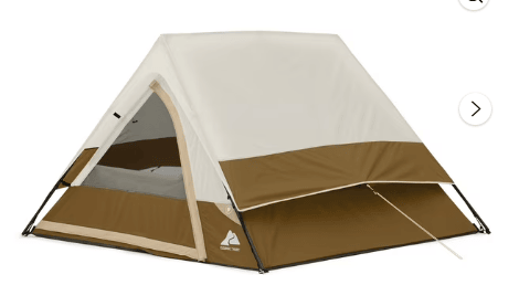 Ozark Trail 7' x 7' 3-Person A-Frame Tent, 13.44 lbs