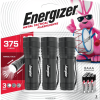 Energizer Tactical Flashlights, 375 Lumen, Durable Metal LED Flashlights, Batteries Included, 3 Pack