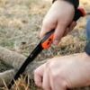 Ozark Trail 7-Piece Camping Tool Set with Hammer, Axe, Flashlight, and Knives, Batteries Included