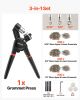 Grommet Tool Kit 900 PCS 5/16 Inch 3/8 Inch 1/2 Inch Metal Eyelets Grommets
