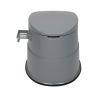 Portable Toilet Premium Version with Non Slip Mat Gray Camping Commode Travel Toilet for Adults and Kids Outdoor Emergency Bathroom Solution for Hikin