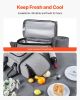 VEVOR Beach Picnic Backpack Bag for 4 Person with Cooler Compartment Grey