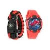 Marvel Spider-Man Boy's Flashing LCD Watch Red Silicone Strap with Matching Survival Band 2 Piece Set