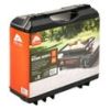 Ozark Trail 2 in 1 Butane Griddle, Green Color, 7650 BTU, Piezo-Electric 2.2kw, Cast Aluminum Griddle, Compact - Lightweight