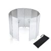 Outdoor Camping With Pins Aluminum Stove Windshield