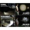 Taclight Tac Flashlight Weatherproof 5 Light Modes 40x Brighter 3 Packs 1lb as Seen on TV